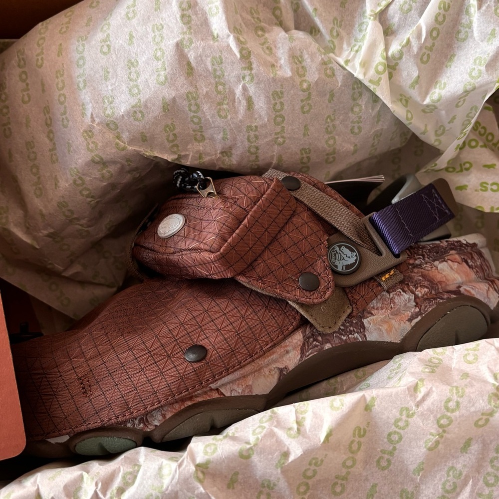🐊BODEGA X CROCS NICT-TECH ALL-TERRAIN CLOG 2.0 Men’s 7 Wmns 9 Brown Bark Camo 🐊